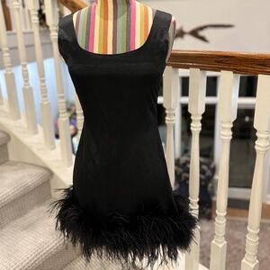 Avantage Beverly Hills+Paris black cocktail dress extra small